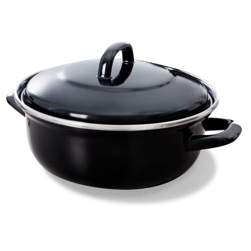 BK Fortalit Induktionsgeeigneter 22cm/2L Dutch Oven Topf mit Deckel, Backofen- und Bratensicher bis 230C, spülmaschinenfest, PFAS-frei, Schwarz BK Fortalit Induktionsgeeigneter 22cm/2L Dutch Oven Topf mit Deckel, Backofen- und Bratensicher bis 230C, spülmaschinenfest, PFAS-frei, Schwarz von BK