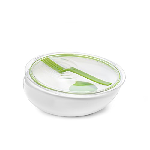 black + blum Lunch Bowl - Limette, 1000 ml, Polypropylene/Tritan, Maße: 19 x 20 x 6,5 cm von BLACK + BLUM