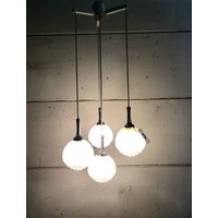 Hustadt Neheim Glaskuppelleuchte Hustadt Neheim Glaskuppelleuchte von blackpeacockvintage