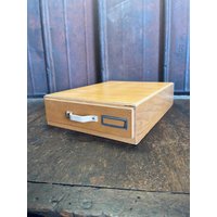 Vintage Aktenablage/Setzkasten Diaschrank Vintage Aktenablage/Setzkasten Diaschrank von blackpeacockvintage