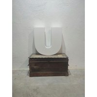 Vintage Leuchtbuchstabe U von blackpeacockvintage