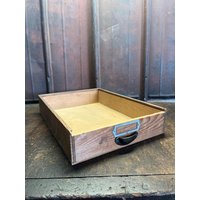 Vintage Schublade Aus Einem Ehemaligen Aktenschrank von blackpeacockvintage