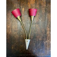 Zweiflammige Vintage Wandlampe Zweiflammige Vintage Wandlampe von blackpeacockvintage