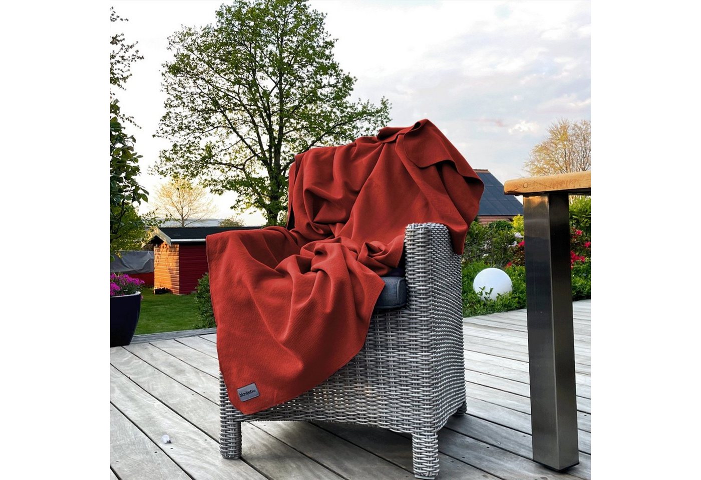 Wohndecke Sommerdecke, Überdecke aus Baumwolle, blanketino, pflegeleichte Sofadecke, Made in Germany, 150x210 cm von blanketino