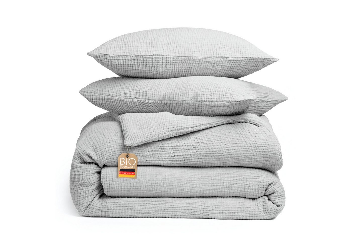 blanketino Bettwäsche Bettbezug Set aus 100% Musselin Bio-Baumwolle, atmungsaktiver Kissenbezug & Deckenbezug, Musselin, Made in Germany blanketino Bettwäsche Bettbezug Set aus 100% Musselin Bio-Baumwolle, atmungsaktiver Kissenbezug & Deckenbezug, Musselin, Made in Germany von blanketino