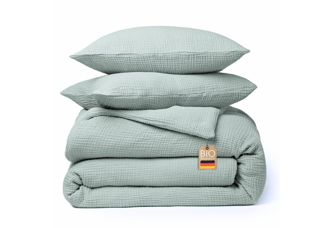 blanketino Bettwäsche Bettbezug Set aus 100% Musselin Bio-Baumwolle, atmungsaktiver Kissenbezug & Deckenbezug, Musselin, Made in Germany blanketino Bettwäsche Bettbezug Set aus 100% Musselin Bio-Baumwolle, atmungsaktiver Kissenbezug & Deckenbezug, Musselin, Made in Germany von blanketino