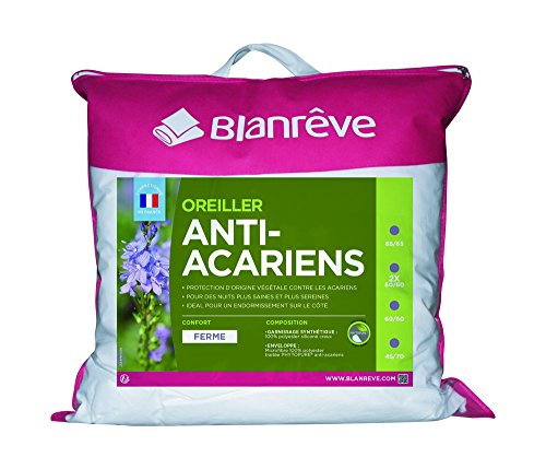 blanrêve oracavd004570 Kopfkissen Milben Bauernhof Polyester Weiß 70 x 45 cm von blanrêve