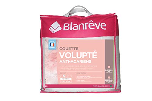 blanrêve Steppdecke, 250 g/m², 260 x 240 cm, Baumwolle, Weiß, 260 x 240 cm von blanrêve