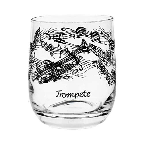 Glas Trompete schönes Geschenk für Trompeter von blasmusik-shop