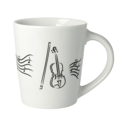 Tasse Geige, Geschenk für Geiger - blasmusik-shop - Porzellan - Tasse - Rund - 330 ml - Zuhause von blasmusik-shop