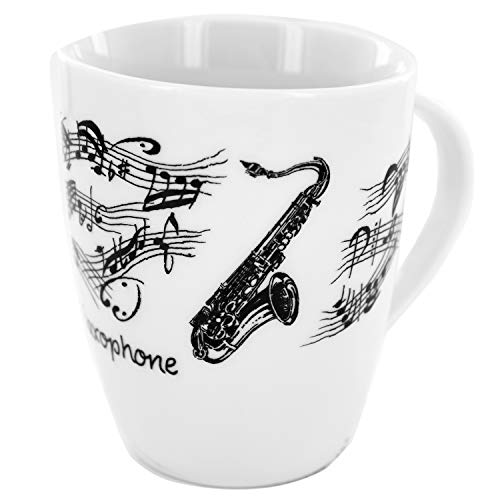 Tasse Saxofon, Geschenk für Musiker von blasmusik-shop