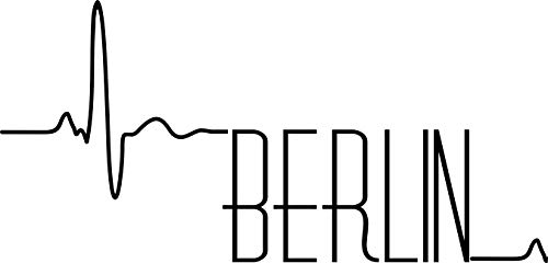 Autoaufkleber: Herzschlag 'Berlin', Hochleistungsfolie, Deutschland, Stadt//KFZ-Aufkleber – Wetterfest von blattwerk-design