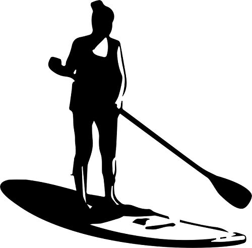 Autoaufkleber: STAND UP PADDLING – SUP – Stehpaddeln Autoaufkleber: STAND UP PADDLING – SUP – Stehpaddeln von blattwerk-design