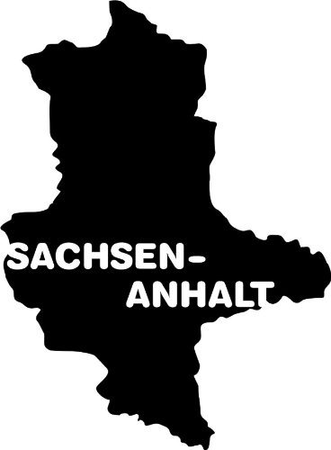 blattwerk-design KFZ-Aufkleber Sachsen-Anhalt Silber von blattwerk-design