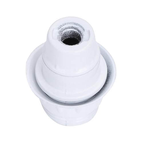 E14-Lampenfassung aus weißem Bakelit mit Selbstverriegelung und halbem Gewinde für Glühbirnen, ideal für Beleuchtungsanwendungen zu Hause und im Büro. von Blendend