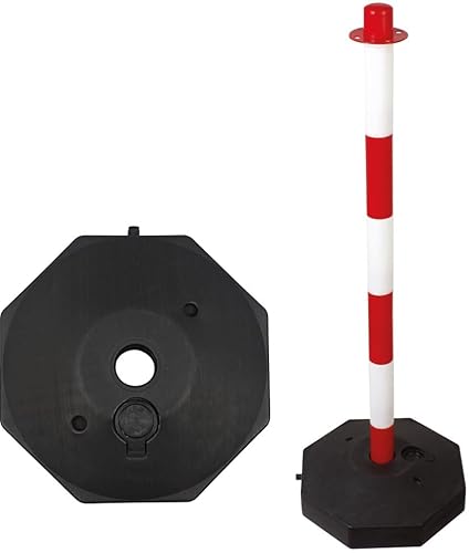 Robuster Kettenpfosten aus Edelstahl, ideal für die Unterstützung von Zäunen und zur Abgrenzung von Gelände im Freien. von Blendend