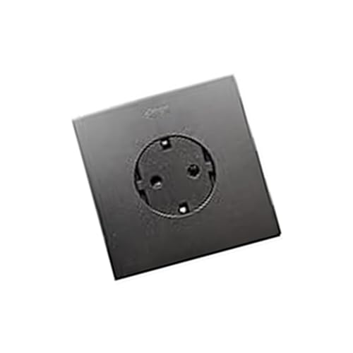 Schuko-Steckdose 230V in der Farbe schwarz - Ideal für sichere und moderne Elektroinstallationen von blendend