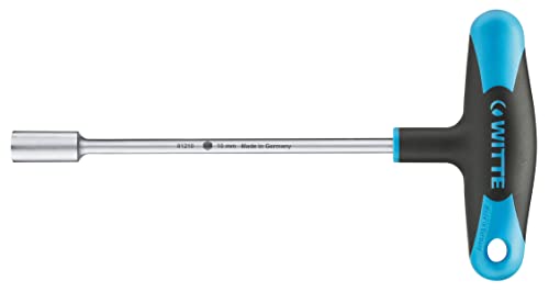 T-Schlüssel mit Sechskant-Stecknuss, robust, ergonomisch und vielseitig zum Anziehen oder Lösen von Muttern und Schrauben bei mechanischen Arbeiten. von Blendend