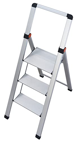 Ultradünne Mini-Leiter aus Aluminium: leicht, kompakt und robust, ideal zum Erreichen von Höhen in Häusern und Büros. von Blendend