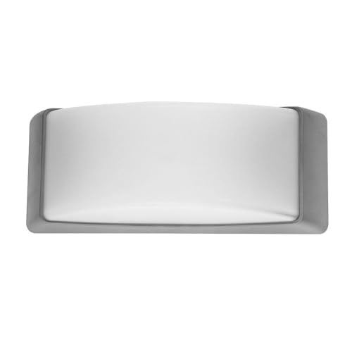 blendend Außenleuchte IP65 aus Polycarbonat, grau, Maße 12,9 x 32 x 13 cm, ideal für die Beleuchtung von Außenbereichen. von Blendend