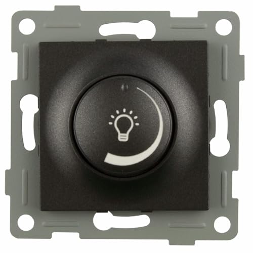 blendend LED-Einbau-Dimmer mit Graphit-Finish, ideal zur Steuerung der Lichtintensität in Wohn- oder gewerblichen Umgebungen. blendend LED-Einbau-Dimmer mit Graphit-Finish, ideal zur Steuerung der Lichtintensität in Wohn- oder gewerblichen Umgebungen. von blendend