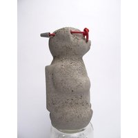 Ich Sehe Den Zukünftigen Bär Beton-Honigbär Mit Brille, Super-Neodym-Magnet Im Kopf Vieräugiger Sommersprossiger Bär; Hergestellt in Iowa-Volkskunst Ich Sehe Den Zukünftigen Bär Beton-Honigbär Mit Brille, Super-Neodym-Magnet Im Kopf Vieräugiger Sommersprossiger Bär; Hergestellt in Iowa-Volkskunst von blindbicyclist