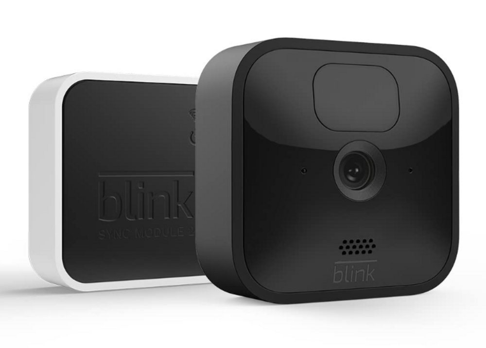 blink Überwachungskamera Outdoor 1er Kamera Set (Außenbereich, Innenbereich, 1-tlg., Set, inkl. Sync Modul, integriertes Mikrofon) von blink