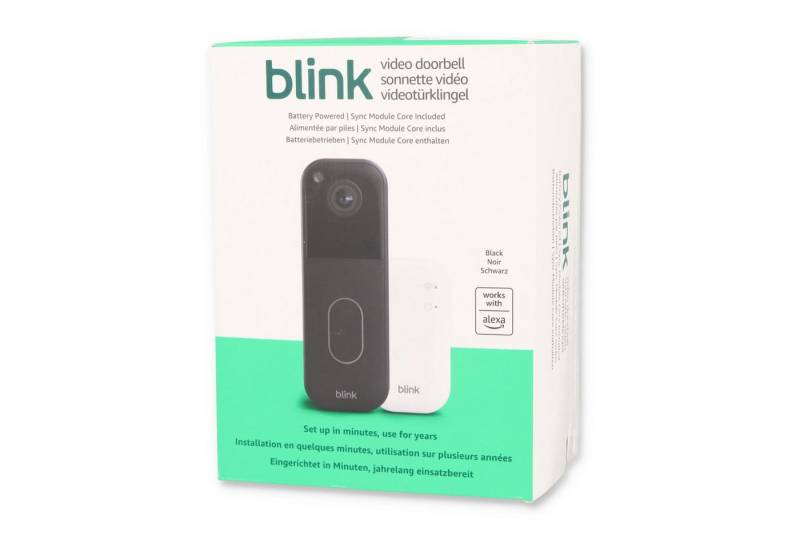 blink Smart Home Türklingel Videotürklingel mit Sync-Basismodul (Außenbereich, Fehler im Befehl: Falsche Syntax in der Nähe von) von blink