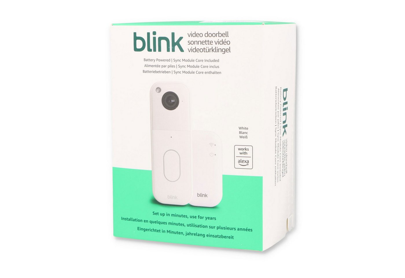 blink Smart Home Türklingel Videotürklingel mit Sync-Basismodul blink Smart Home Türklingel Videotürklingel mit Sync-Basismodul von blink