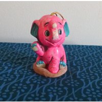 Funky Cool Celebrity Little Pal Sachet 1970 Elefant Puderquaste Tisch Oder Hängen von blisstiques