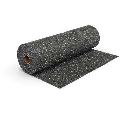 blizz-z Profi Bautenschutzmatte Breite: 125 cm x Länge: 10 m (Stärke 6 mm) | Schutzlage für Baumaterialien, Dachbegrünung, Stelzlagern aus PUR-Gummigranulat von blizz-z