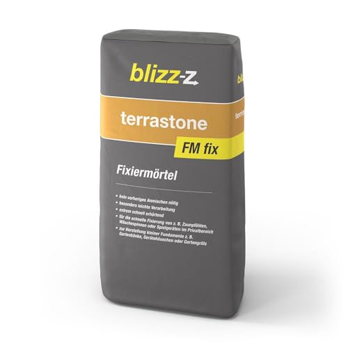 blizz-z terrastone FM fix Fixiermörtel 25 kg | schnelle Fixierung von Zaunpfählen, Wäschespinnen, Gartendeko oder Spielgeräten | Made in Germany blizz-z terrastone FM fix Fixiermörtel 25 kg | schnelle Fixierung von Zaunpfählen, Wäschespinnen, Gartendeko oder Spielgeräten | Made in Germany von blizz-z