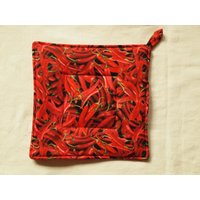 Topflappen Chili Topflappen Chili von blockhausstoffe