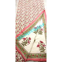 Hand-Block Print Baumwolle Reversible Quilt, Winter Decke Quilt, Kingsize Baumwollsteppdecke, Und Wirft, Doppelbett Quilt Hand-Block Print Baumwolle Reversible Quilt, Winter Decke Quilt, Kingsize Baumwollsteppdecke, Und Wirft, Doppelbett Quilt von blockprintjaipur