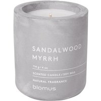 blomus SANDALWOOD MYRRH Duftkerze 8 cm grau von blomus