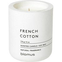 blomus FRENCH COTTON Duftkerze 8 cm weiß von blomus