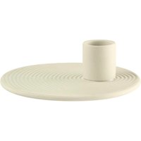 BLOMUS Kerzenhalter "Stabkerzenhalter NONA" aus Porzellan, handgefertigt, Höhe ca. 3,5 cm von blomus