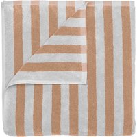 Blomus - Arto Badetuch, 140 x 70 cm, breite Streifen, micro chip / tan von blomus