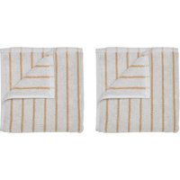 Blomus - Arto Gästehandtuch, 50 x 30 cm, micro chip / tan (2er-Set) von blomus