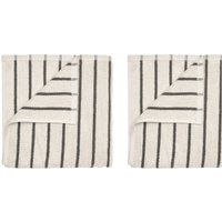 Blomus - Arto Gästehandtuch, 50 x 30 cm, moonbeam / magnet (2er-Set) von blomus