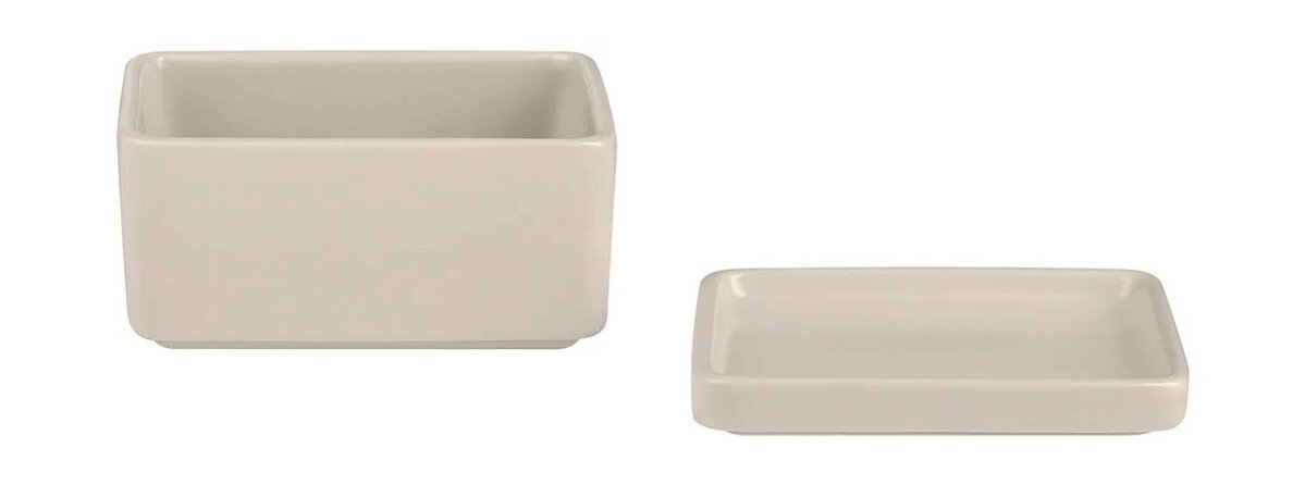 Blomus Butterdose 12x9 cm Pilar Moonbeam von blomus