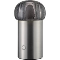 Blomus - Iris LED Akkuleuchte, 10 x 18 cm, matt metallic von blomus