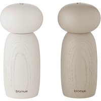 Blomus - Moli Salz- und Pfeffermühle, moonbeam / nomad (2er-Set) von blomus