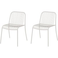 Blomus - Yua Wire Outdoor Stuhl, silk gray (2er-Set) von blomus