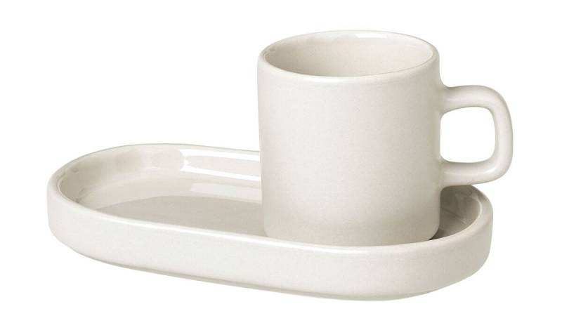 Espressotasse mit Untere 2er-Set Pilar Moonbeam von blomus