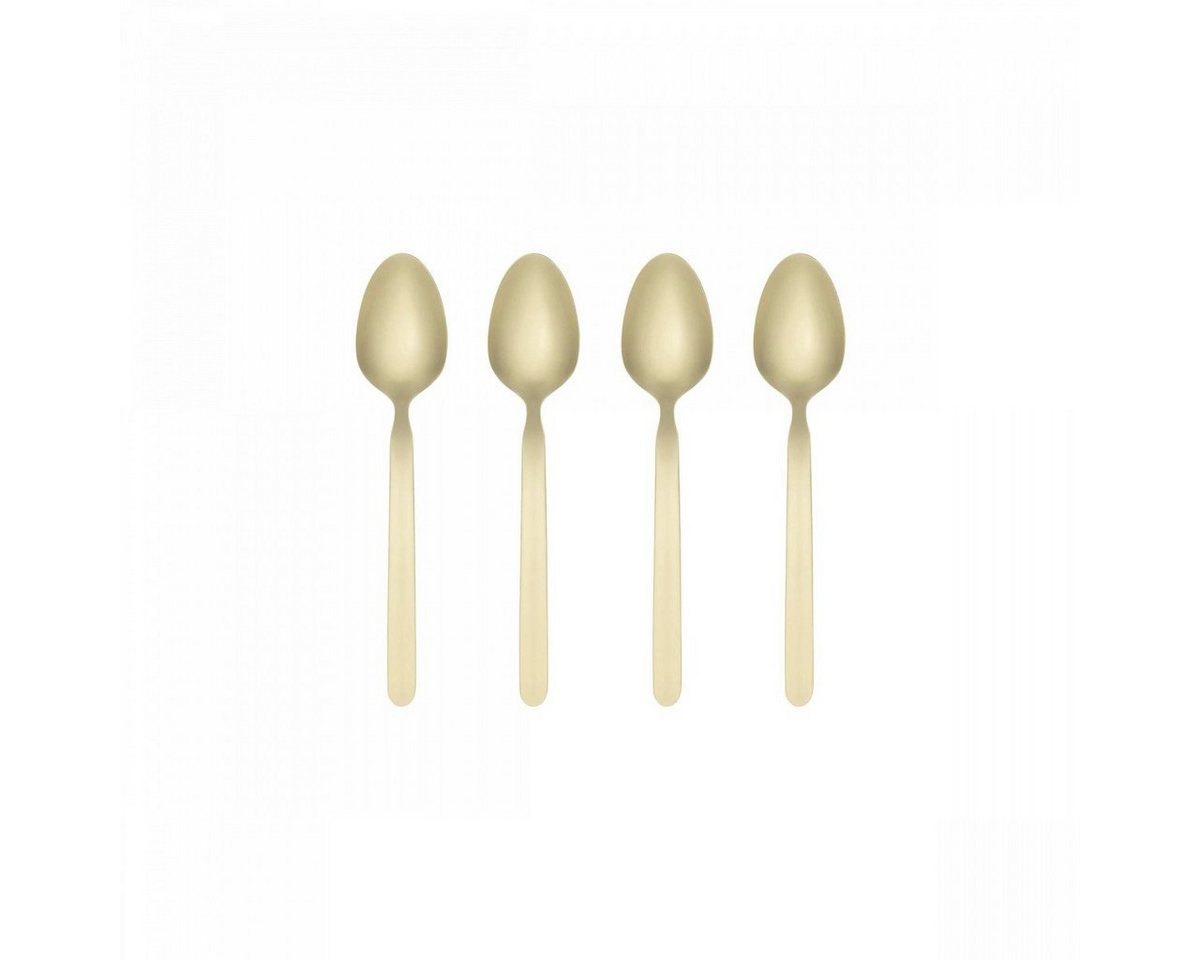 blomus Besteck-Set STELLA Espressolöffel champagne 11cm Set4, Edelstahl, pulverbeschichtet von blomus