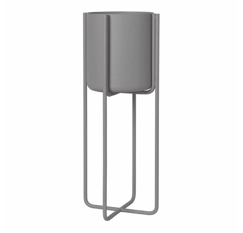 blomus Blumentopf KENA steel gray Ø 22 cm von blomus