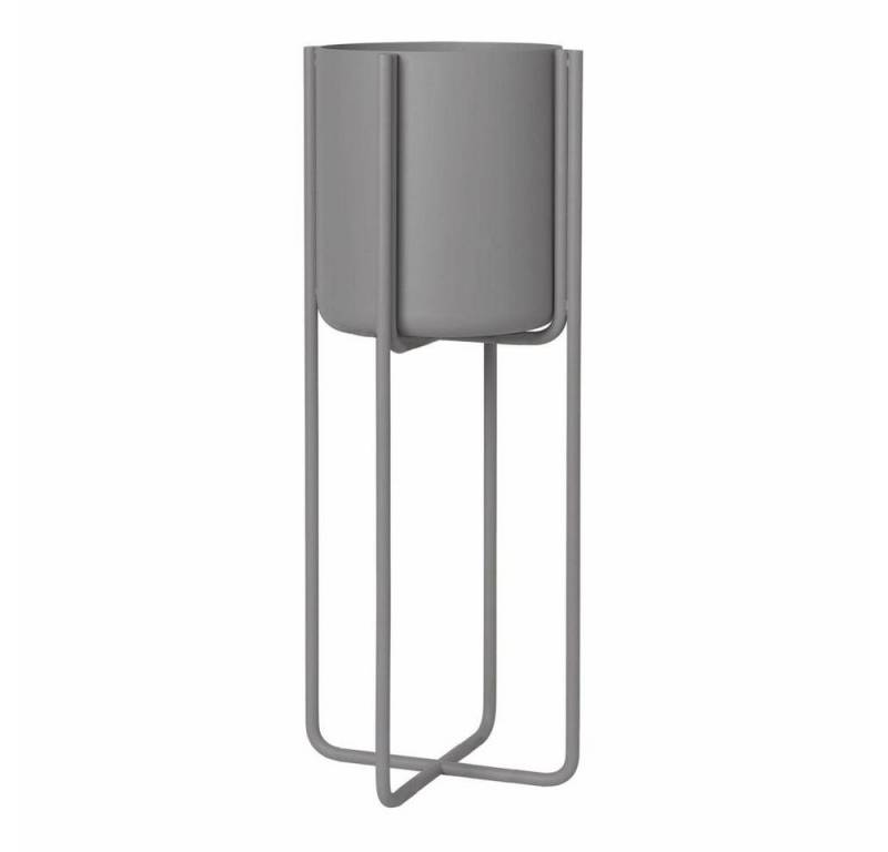 blomus Blumentopf KENA steel gray Ø 22 cm von blomus