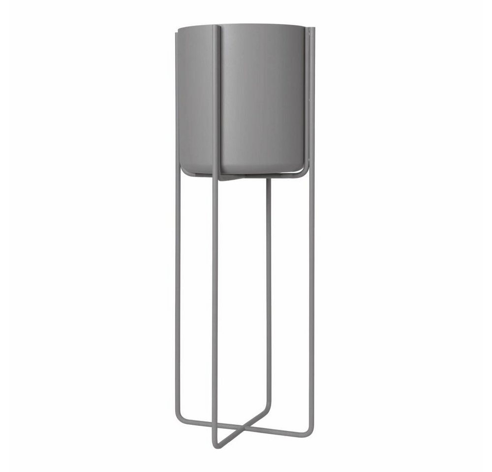 blomus Blumentopf KENA steel gray Ø 29 cm von blomus