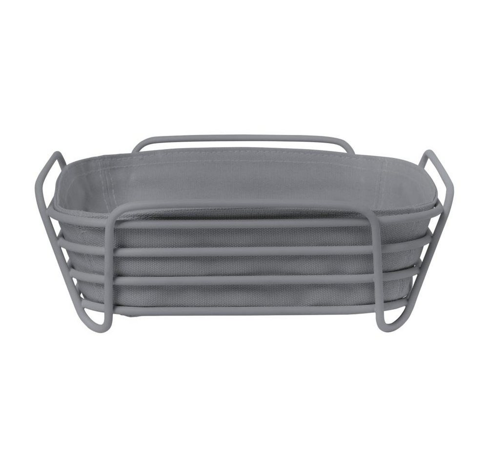 blomus Brotkorb Brotkorb DELARA Brotkörbchen Gebäckkorb pulverbeschichtet Baumwolle, Baumwolle, (kein-set) von blomus